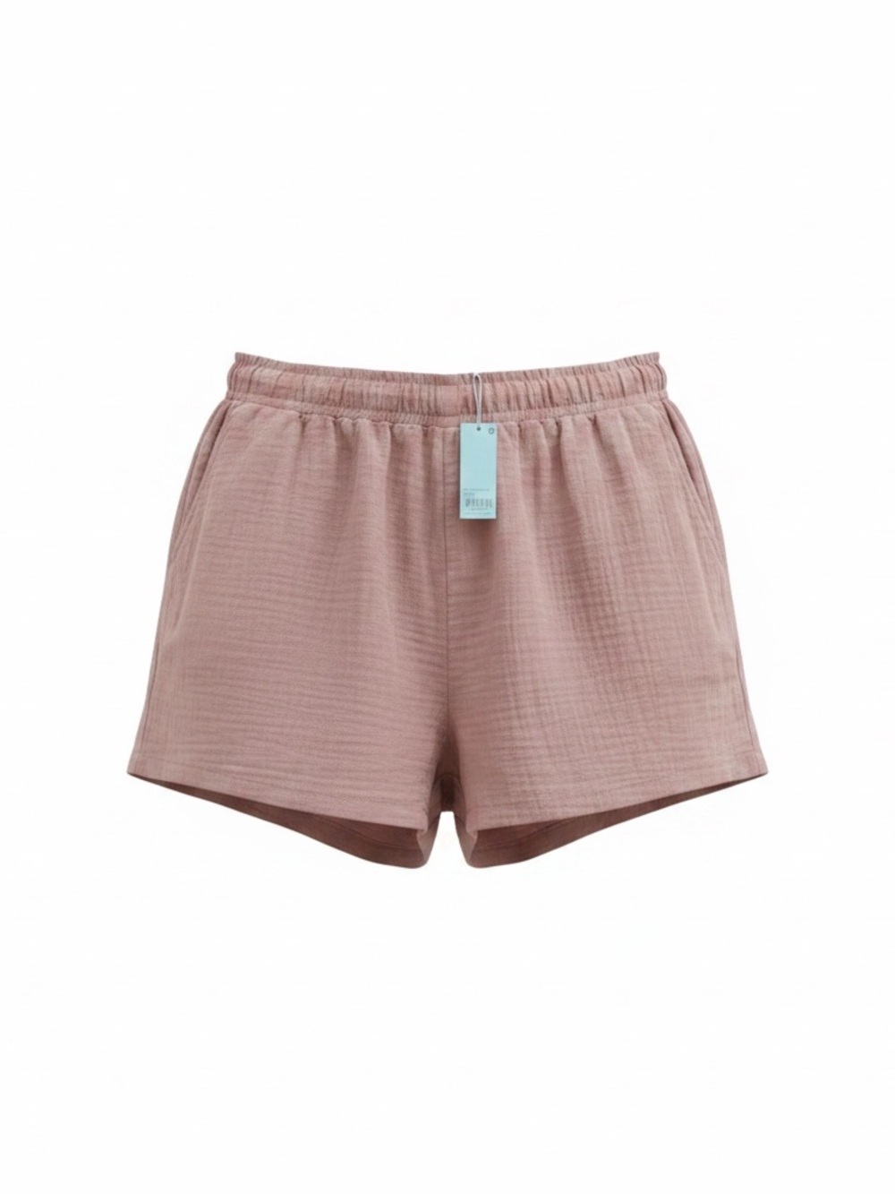 Cozy Earth! Luxury Vacation Plus Sizes Mauve Women's Waist Casual Shorts - Picture 4 of 4